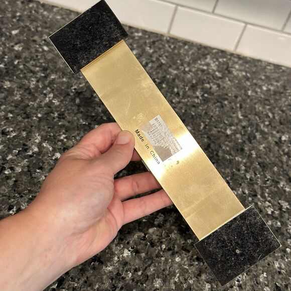 Vtg Bulova Goldtone Clock Youngstown Quartz Table Mantle Desk Art Deco MCM Retro - Picture 3 of 8